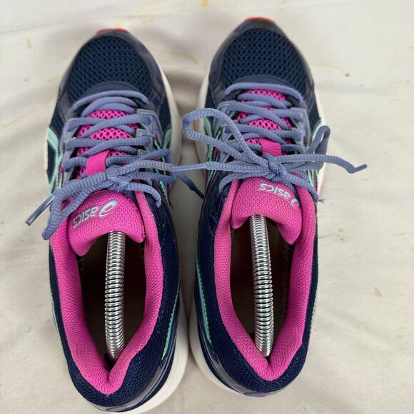 Asics Gel Contend 3 Womens Running Shoes Size 9.5 Navy/Pink Mesh & Synthetic - Picture 9 of 10